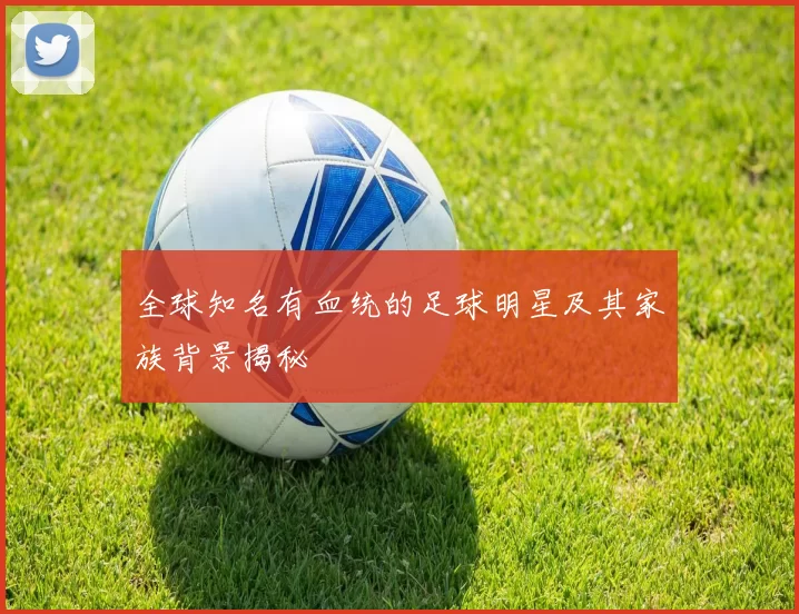全球知名有血统的足球明星及其家族背景揭秘