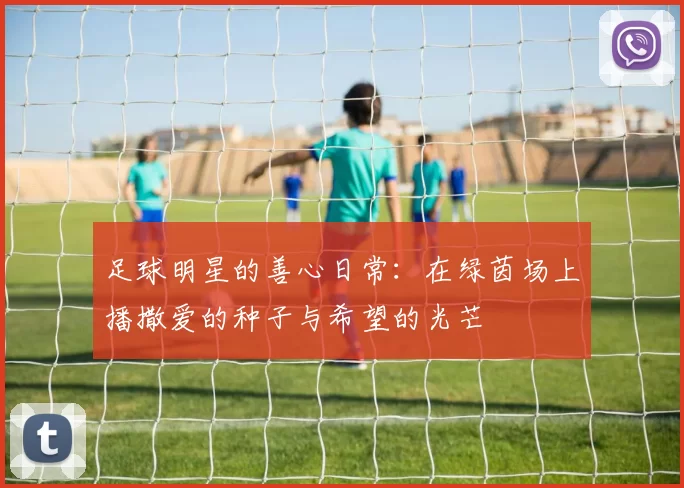 足球明星的善心日常：在绿茵场上播撒爱的种子与希望的光芒