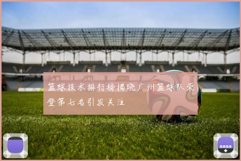 篮球技术排行榜揭晓广州篮球队荣登第七名引发关注